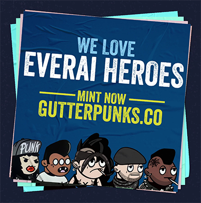 Gutter Punks Flyer - Everai Heroes