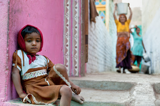 Child in Varshana, Uttar Pradesh #1/8