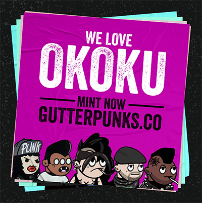 Gutter Punks Flyer - OKOKU