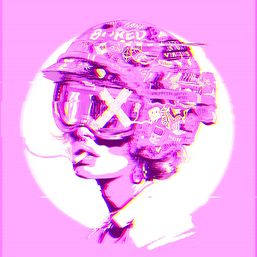 #4 - Pink with Distortion