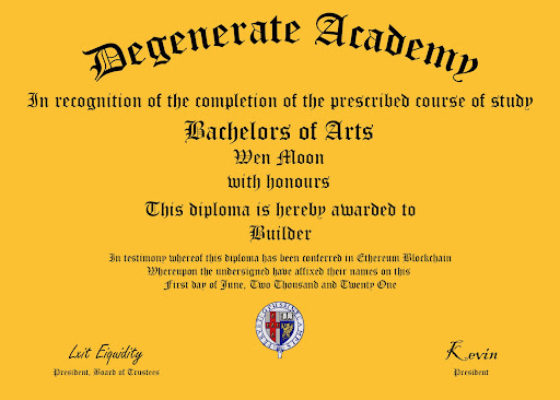 Degen Diploma #1079