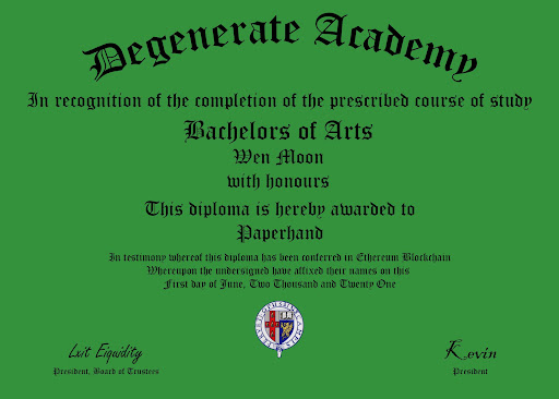 Degen Diploma #1042