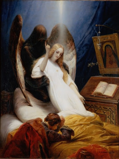 «The Angel of death» Horace Vernet | «Ангел смерти» Орас Верне  1851