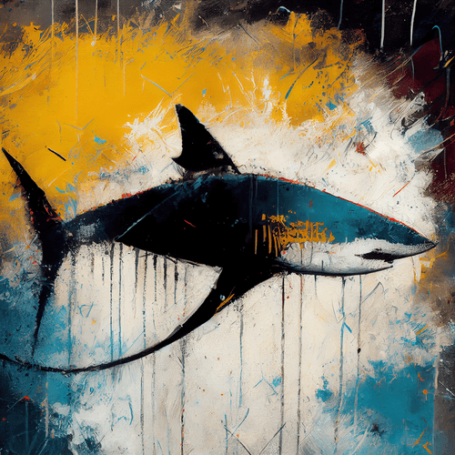 Abstract Shark by Kimi #118
