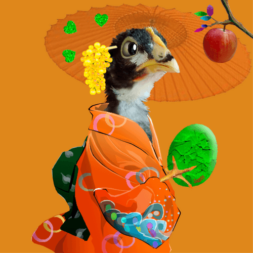 Sassy the Chick'n Kimono #1861