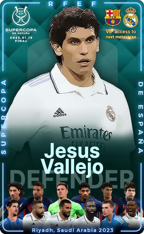 2022-23 SuperCup Of Real Madrid Jesús Vallejo