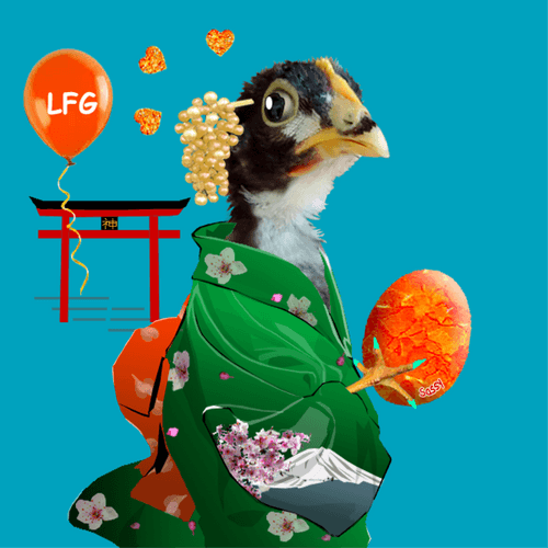 Sassy the Chick'n Kimono #1863