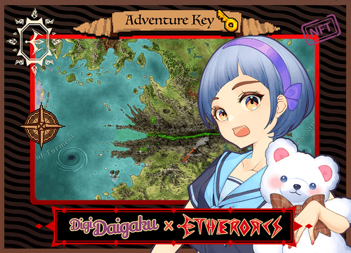 DigiDaigaku #1775 - Nettie | EtherOrcs Adventure Key (DigiDaigaku Genesis)