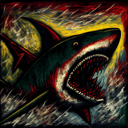 Abstract Shark by Kimi #119