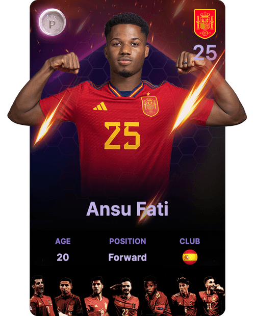 2022 Spain National Football Team Ansu Fati