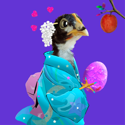 Sassy the Chick'n Kimono #1858