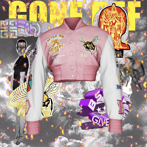 BSTROY x GIVENCHY Cropped bomber jacket