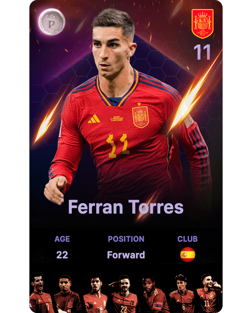 2022 Spain National Football Team Ferran Torres