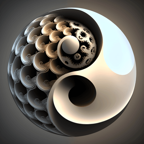Yin Yang: Potentiality Actuality, by Code of Kai