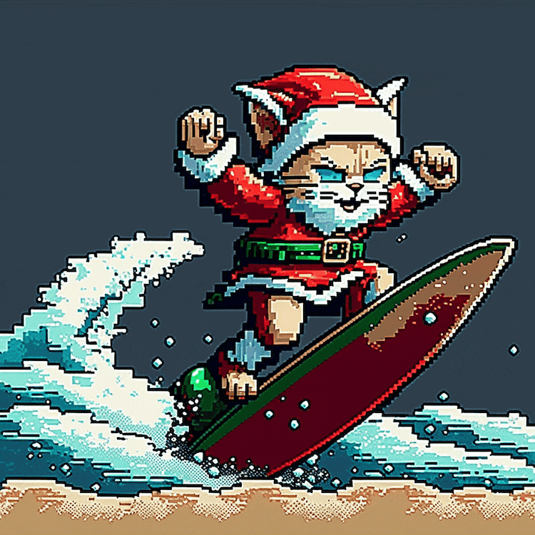 Santa Surf  #815