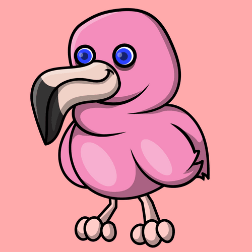 Blue Eye Flamingo