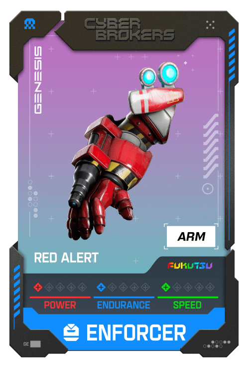 Red Alert Enforcer Arm