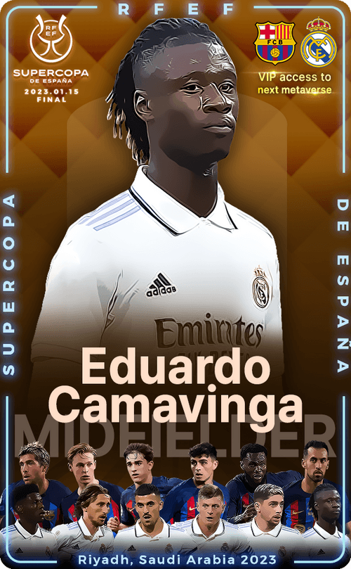 2022-23 SuperCup Of Real Madrid Eduardo Camavinga