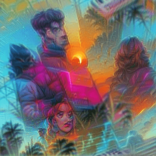 SynthWave Sunset