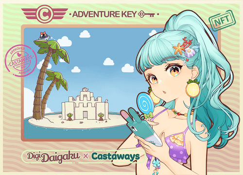 DigiDaigaku Genesis Adventure Key Castaways #1070 - Caitriona