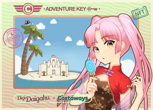 DigiDaigaku Genesis Adventure Key Castaways #890 - Ayaka