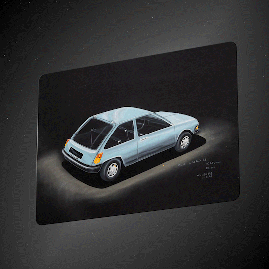 Renault 5 original sketch #1225