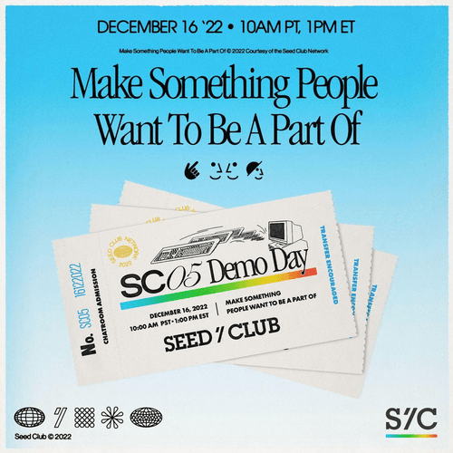 Seed Club SC05 Demo Day
