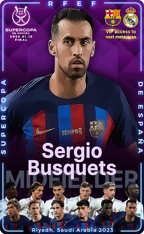 2022-23 SuperCup Of FC Barcelona Sergio Busquets