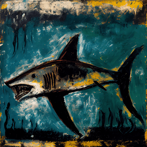 Abstract Shark by Kimi #218