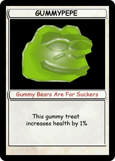 GUMMYPEPE Series 5, Card 13 Rare Pepe