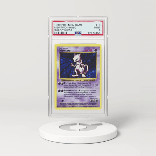 1999 Pokémon Base Set Shadowless Holo Mewtwo #10 (PSA 42474456)