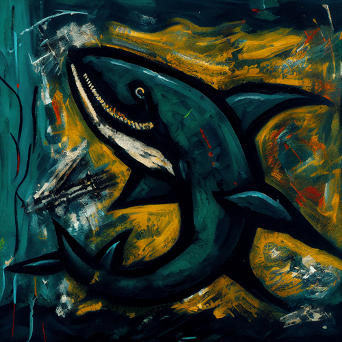 Abstract Shark by Kimi #268