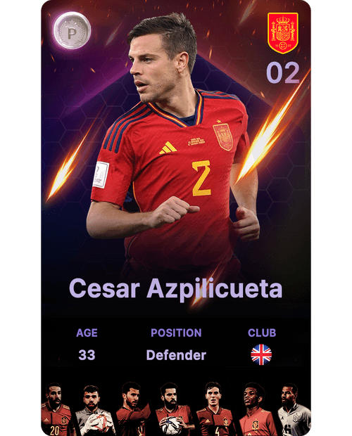 2022 Spain National Football Team César Azpilicueta