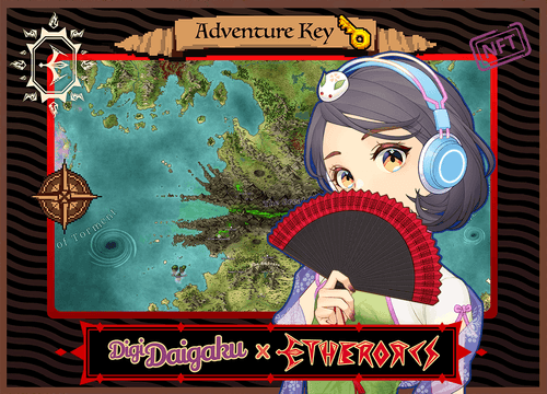 DigiDaigaku #1472 - Jo | EtherOrcs Adventure Key (DigiDaigaku Genesis)